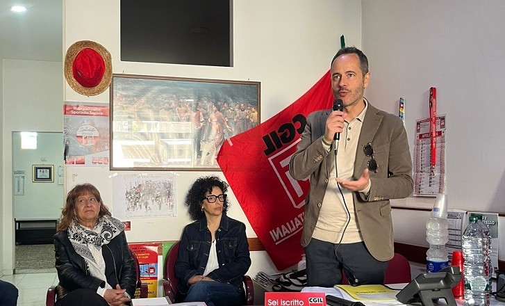 Ceccano, sindaco e presidente dal Consiglio al lancio dello Sportello sociale Spi Cgil