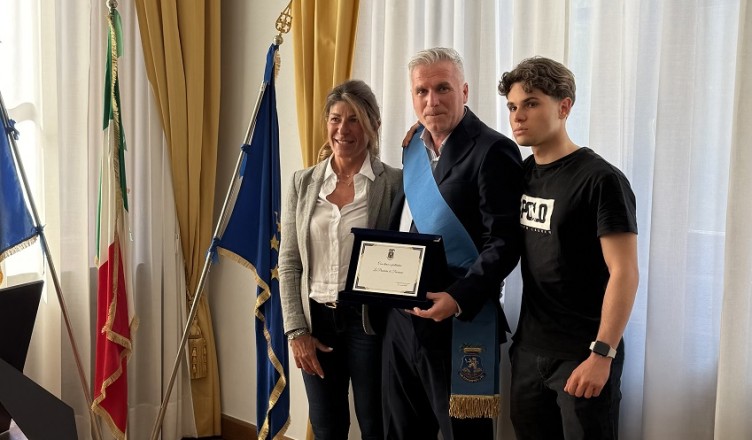 ECCELLENZE SPORTIVE DEL TERRITORIO, LA PROVINCIA DI FROSINONE PLAUDE A PIETRO ZOLA