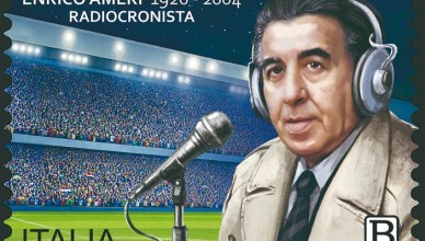 Francobollo Enrico Ameri.