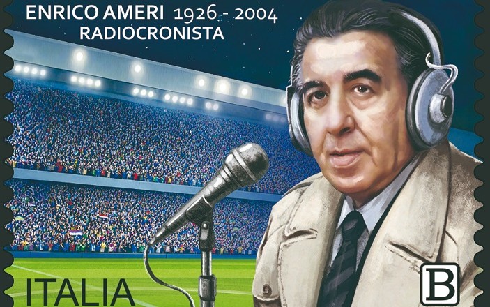 Francobollo Enrico Ameri.