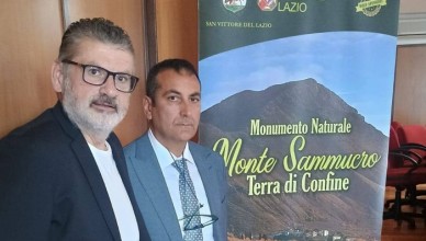 Gianluca Quadrini (Provincia di Frosinone e ANCI Lazio) a San Vittore del Lazio per la valorizzazione del Monte Sammucro