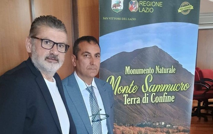 Gianluca Quadrini (Provincia di Frosinone e ANCI Lazio) a San Vittore del Lazio per la valorizzazione del Monte Sammucro