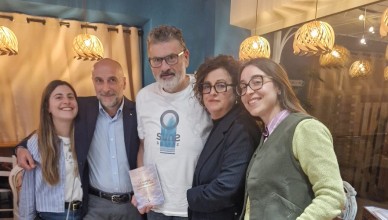 Gianluca Quadrini alla presentazione del libro di Loreto Gabriele