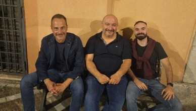 Il sindaco Querqui con gli assessori Ciotoli e Ruggiero