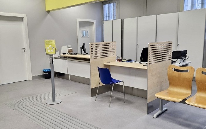 Un ufficio postale della provoncia di Frosinone