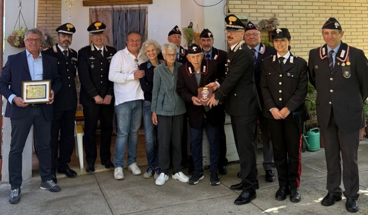 l’Arma dei Carabinieri festeggia i cento anni dell’Appuntato Cesare Casalese CECCANO