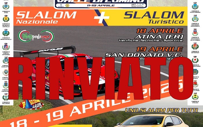 rinvio slalom valle di comino