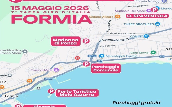 PARCHEGGIO FORMIA GIRO D'ITALIA