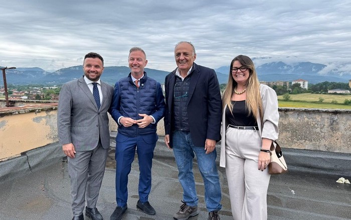 Sindaco Colucci, Assessore Ciacciarelli, Commissario Iannarilli, Assessore Polisena
